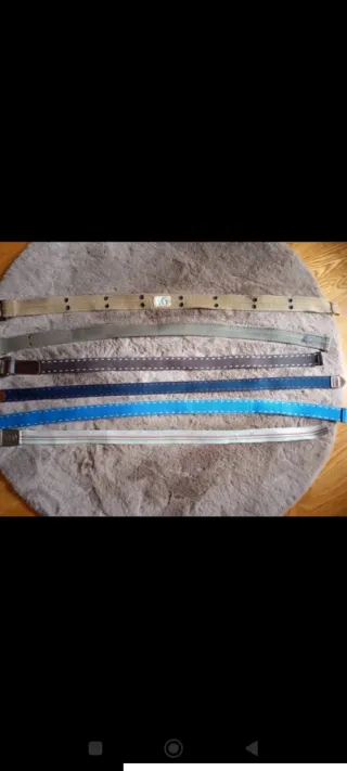 Lote de 6 cinturones