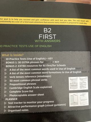 10 Tests B2 First Use of English