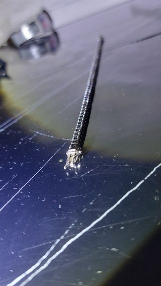 Pulsera Rivière 925 Espinela Negra