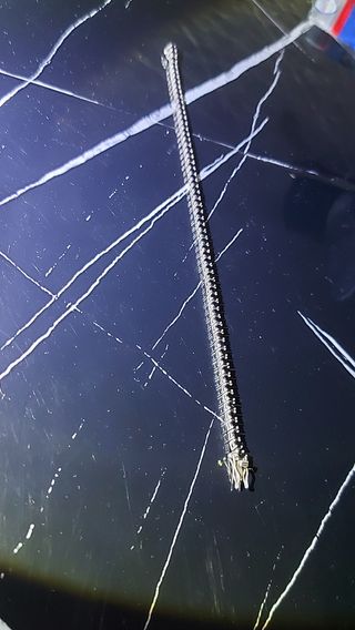 Pulsera Rivière 925 Espinela Negra