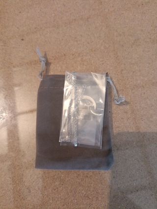 Collar TINGN Luna Unicornio Letra X Chapado Oro Bl