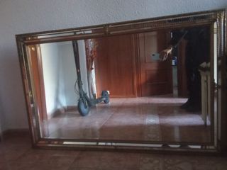 Espejo Vintage Grande Dorado,