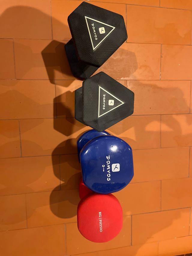 Kit Mancuernas 2.5kg, 4kg y 5kg