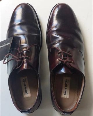 Zapatos piel cordón Pierre Carrin 42