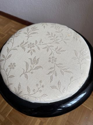 Taburete Piano Grau Negro y Beige