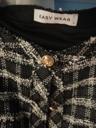 Vestido de invierno a cuadros