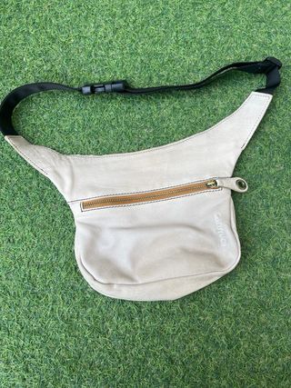 Riñonera Caomka Piel Beige