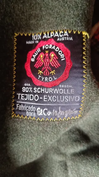 Abrigo tipo Loden El Corte Inglés Verde