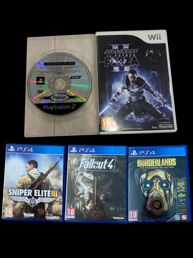 Giochi per PS1, PS2, PS4, PC, Wii
