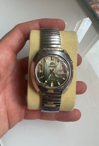 Reloj Orient Automático 21 Jewels Verde