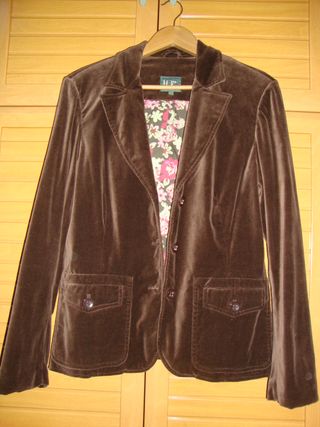 Chaqueta, americana terciopelo mujer October