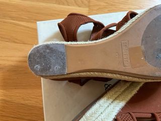 Sandalias Bimba y Lola Marrones Cuña