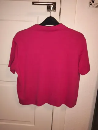 Polo corto fucsia talla XL