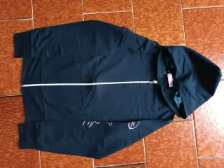 Felpa Baci e Abbracci blu