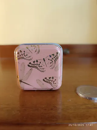Set de 2 Latas pequeñas decoradas Tea Shop