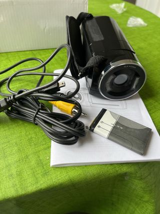 Cámara de vídeo negra