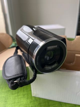 Cámara de vídeo negra