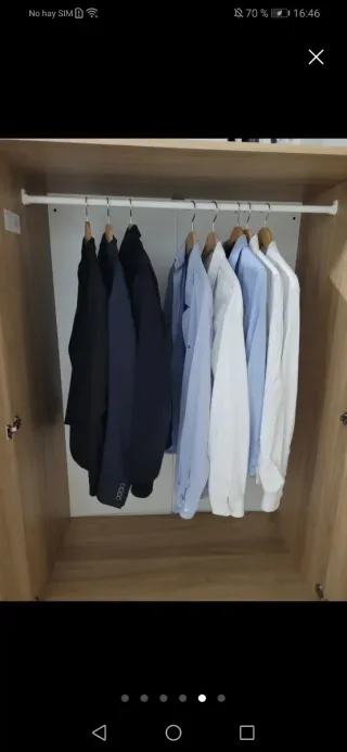 Guardaroba in rovere Ikea