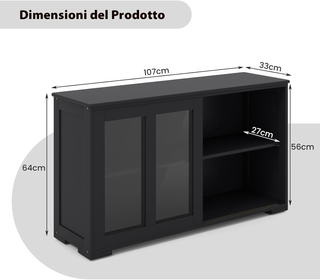Armadietto da Cucina Mobile Laterale Multiuso con