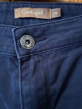 Pantaloni Combipel Blu Taglia 46