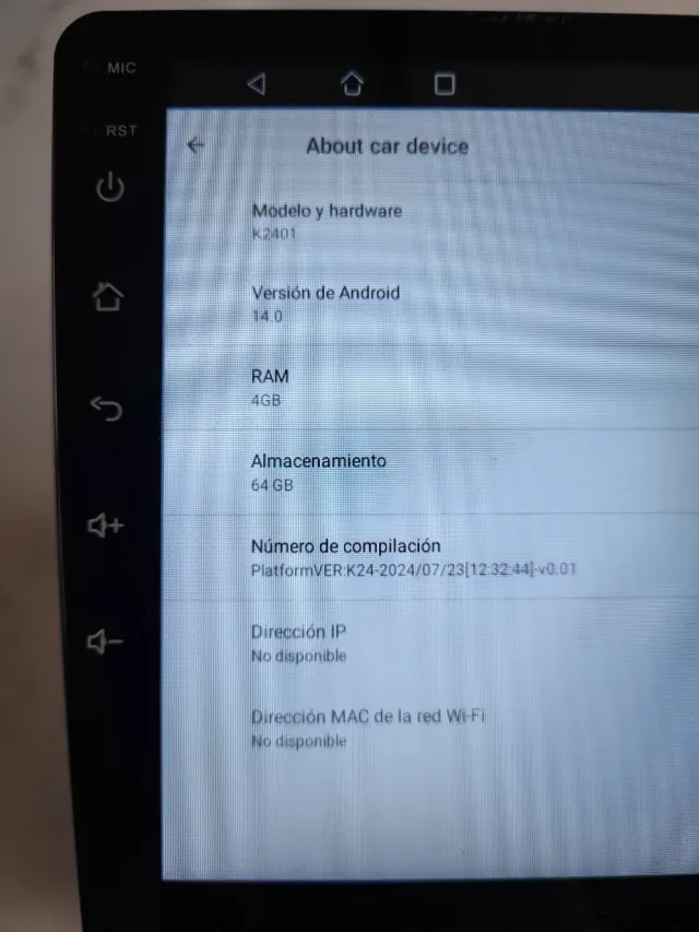 Pantalla Android para Renault Duster (2015-2021)