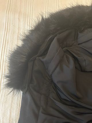 Plumífero negro Zara talla S