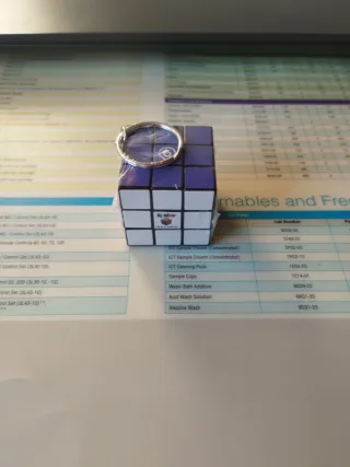 Llavero Cubo Rubik funcional