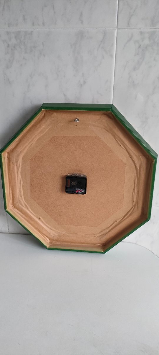 Reloj de Cocina Punto de Cruz Frutas