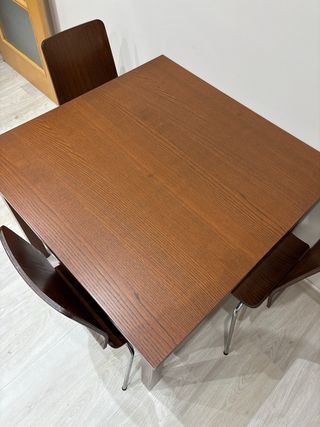 Mesa de comedor plegable