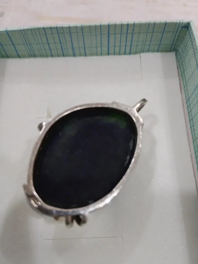 Colgante Negro de piedra solar