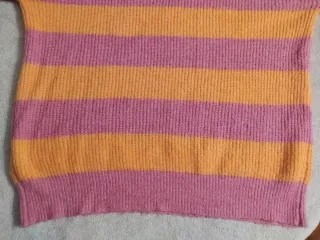 Jersey rayas naranja y rosa