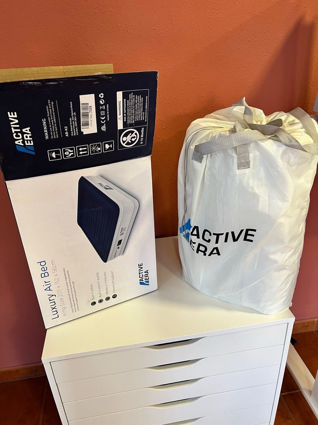 Colchon Hinchable Matrimonio con motor de inflado