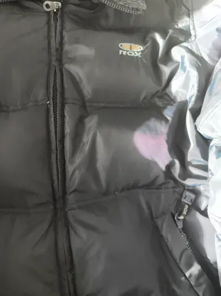 Chaquetón de plumas azul