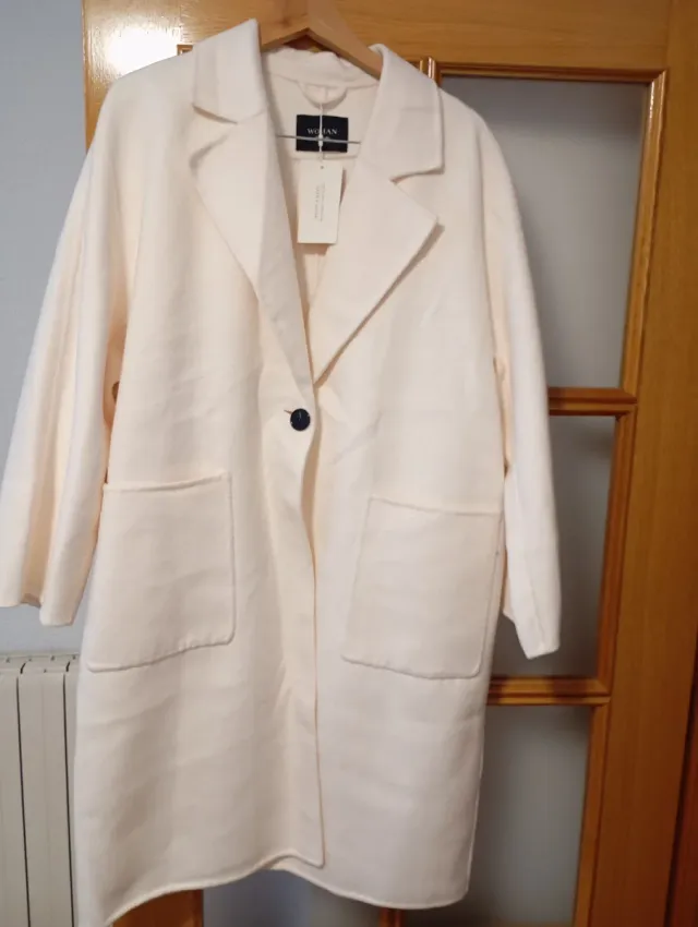 Abrigo lana oversize mujer WOMAN Corte Inglés