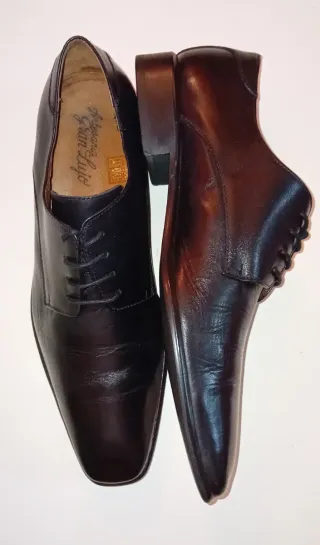 Artesania Gran L Zapatos de Vestir Negros