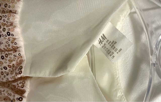 Vestido fiesta bebé niña lentejuelas estrellas