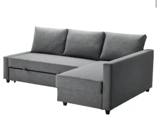 Sofá Cama Chaiselongue Gris Oscuro