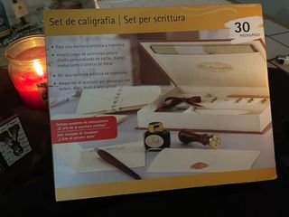 Set Calligrafia Completo con Pennini e Inchiostro
