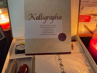 Set Calligrafia Completo con Pennini e Inchiostro