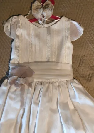 Traje de comunión niña blanco talla 120