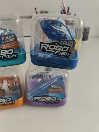 4 Robo Fish Zuru Juguetes de Baño