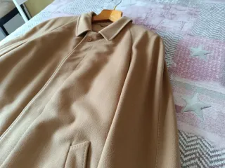 Cappotto elegante uomo beige cammello