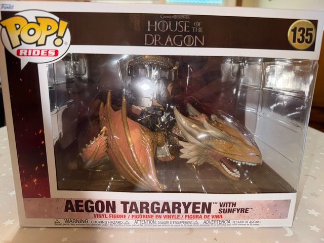 Funko Pop! Rides 135 Aegon Targaryen con Sunfyre