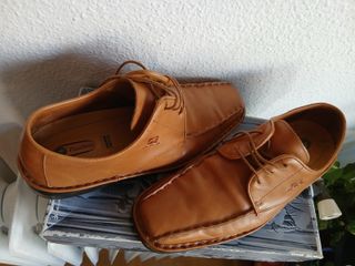 Zapatos Fluchos Piel Marrón Talla 42 Hombre