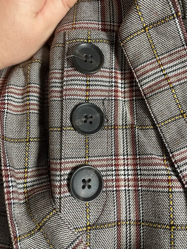 Pantalón Stradivarius cuadros