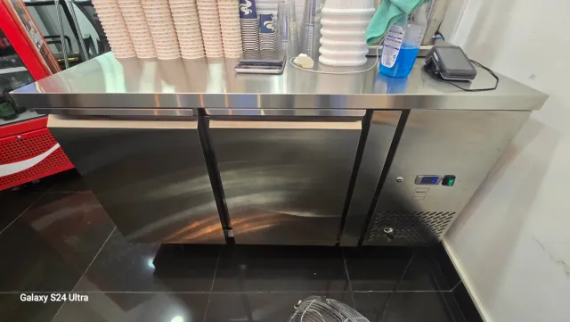 Bajo mostrador refrigerado acero inoxidable