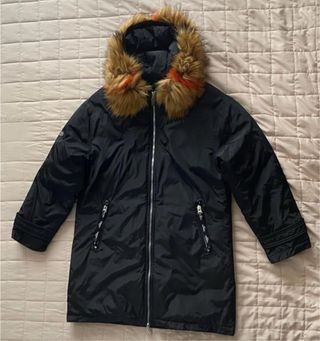 Giacca invernale nera Camomilla