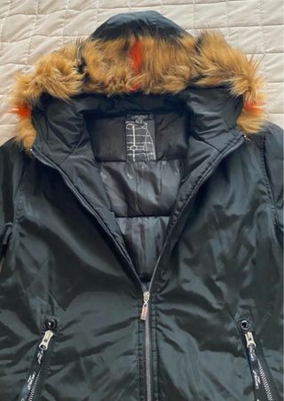 Giacca invernale nera Camomilla