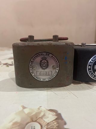 Hucha antigua metálica El Ferrol del Caudillo