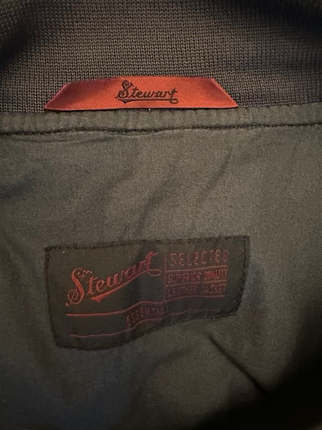 Giubbotto Stewart Pelle Nera